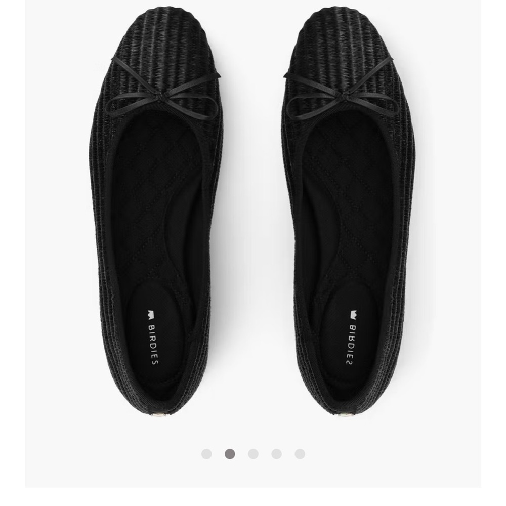 Birdies Black Woven Flats (NWT)